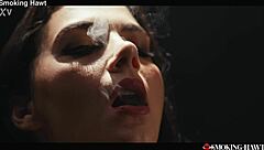 i'm vale nappi italian slut smoking cig as guy fucks my hairy big ass pussy