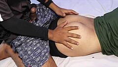 Gorgeous Asian teen takes huge cumshot pounding her tight pussy doggystyle