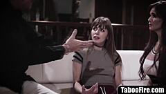 stepdad and stepmom swap stepdaughters for hardcore taboo group fuck