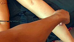 Neighbour sneaks in and fucks hot asian girl next door bent over bed doggystyle