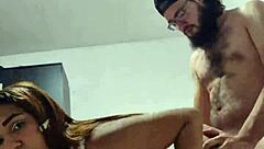 Damn, my Latina girlfriend begs for raw fucking and creampie inside her big tits!