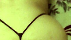 that bbw latina milf cupcake struts in her sexy thong showing off curves