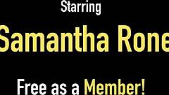 samantha rone's wet milf pussy licked by lover