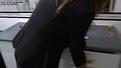 i love watching my curvy milf wife piss bathe and caress her big pussy in the bathroom voyeur