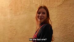 vlogger scores hallway blowjob from big tits chick then pounds her at home