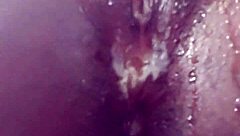 Latina slut rams dildo in ass and pussy like total bisexual whore