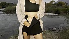 couple flashes juicy pussies outdoors in car forest public compilation pov