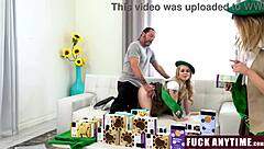 Stepdaughters suck cock selling cookies under stepdads watch?