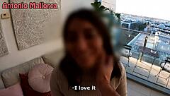 pov of little mexican 18 year old slut cheating with rough doggy facial cumshot