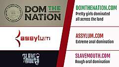 Bound brunette Rebecca Vanguard assfucked to mouth with toys