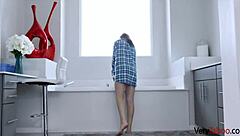 you take her mouth while i pound her tight teen pussy, stepsis gets double teamed