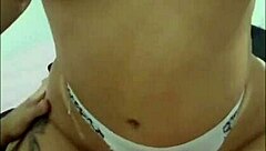 Ecstatic morning ass fuck with lingerie blonde riding wildly on my cock