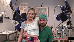 Tampa university nurse kendra heart spreads for patient fingering and anal play in gloves