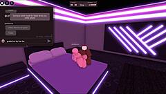 blonde cheats on boyfriend with huge black cock in roblox