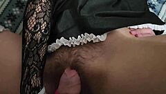 Halloween BABE'S CLIT VIBRATOR CLOSE UP After HORNY COSTUME PARTY!