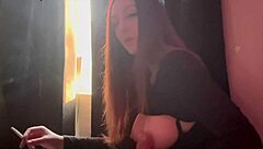 wanna see artemisia love's big tits bounce on dildo while she smokes
