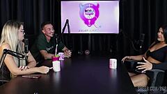 Val Mineirinha and Bruna Carlos heat up Bora Cast in sheer red lingerie clips