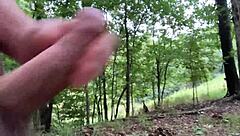 Amateur Clitlicker662 flashes pussy and masturbates to orgasm in forest