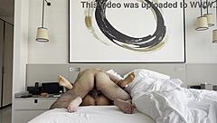 monika fox's quick afternoon fuck hides her tanned milf secrets with fake tits and rough shaved pussy pounding