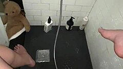 arab teen escort with perfect curvy body fingers tight pussy in luxury shower los angeles