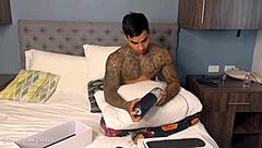 stepmom leaves sexy gift for stepdad but i end up licking fucking her big tits athletic ass instead