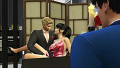 Frend fucks my wife with monster cock