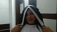 nun bianca confesses sins sucking brazilian latina ass pussy on padre fava's big cock mic