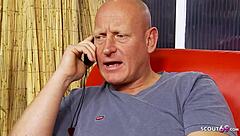 Sexy milf chloe conrad takes raw doggystyle pounding from old man's monster cock