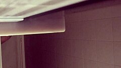 He rushes to bathroom for hot masturbation session!