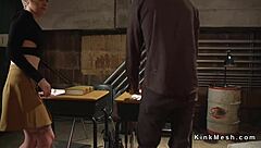 tranny teacher fists and anal fucks her kinky crossdressing students in hardcore 3some domination