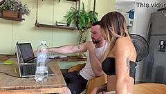 Behind scenes latina jazmine with andres acosta shower ass tease