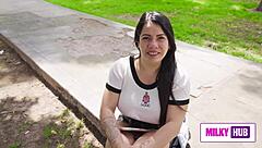 Hey milf, feel my huge cock stretch your tetona tits