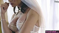 before the wedding tranny bride korra del rio fucks petite lola fae gift hard