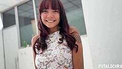 I explode creampie in sexy petite Colombian Allison Sweet's coño