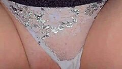 he pumps huge creampie deep into wife's dripping big pussy lips