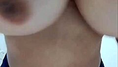 for lovers of big natural tits this latina solo shows off her huge homemade beauties up close