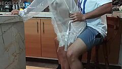 Masturbating While Stepsis Watches My Huge Load?