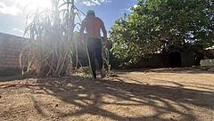 brought water to the farmhand and ended up taking his thick cock deep