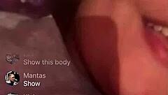 gordinha masturbates live on badoo webcam show