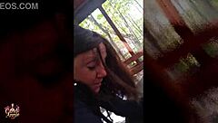 best pov forest fuck with mature candi annie swallowing cum after juicy tits workout