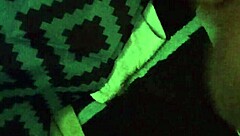 Watch Her Grip and Stroke That Pulsing Monster Black Cock Hard