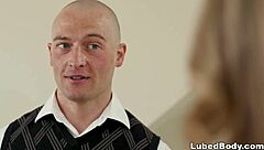 he has no clue about nuru massage as quinn wilde oils up his cock