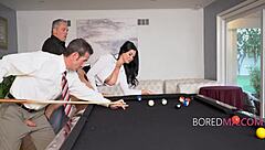 these two guys free use this milf pussy like total sluts