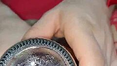 my wet pussy squirts hard on coca cola bottle creamy orgasm