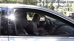 Oops, nonnude BTS blooper - Rina Arem masturbates with Hitachi in the car! 😂🚗