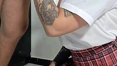 real colombian milf virgin sucks cock in amateur casting interview pov after chatting