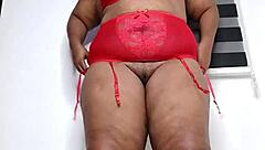 mara exotic's thick thighs tease clit in red lingerie full vid