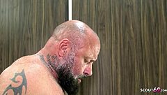 hey, wanna watch this german teen 18+ lure stepmom's friend into bathroom cock sucking?