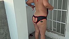 i'm the submissive milf dominated outdoors with facial cum and spanks on my big ass