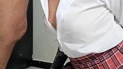 real colombian milf virgin sucks cock in amateur casting interview pov after chatting